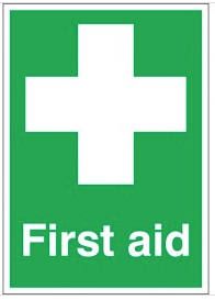 Quick Identification for First Aid Equipment signs SSW0196