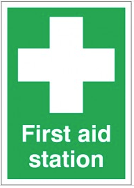 First Aid Station Signs SSW0185