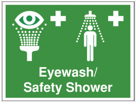 Safety Signs - Eyewash / Shower SSW0181