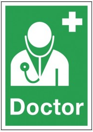 Doctor first aid signs SSW0178