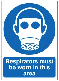 Respirators Must Be Worn In This Area Signs SSW0158