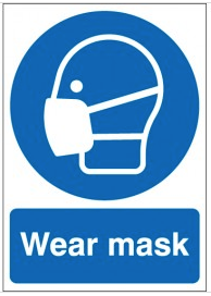 Wear Mask Signs SSW0156