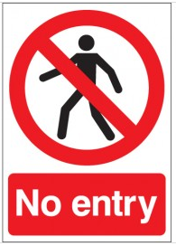 No Entry Signs SSW0134
