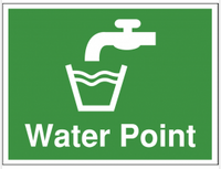 Water point construction site sign SSW0098