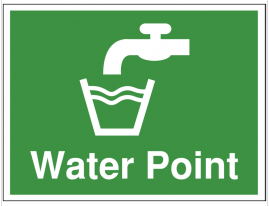 Water point construction site sign SSW0098