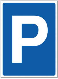 Temporary Parking Construction Sign SSW0094