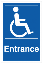 Disabled Parking Entrance Signs SSW0087