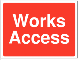 Works Access Construction signs SSW0071