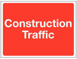 Construction Traffic Warning Signs SSW0066